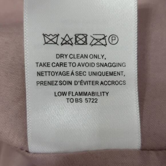 Jenny Yoo Dani Bridesmaid Maxi Dress Size‎ 4 Purple Fig V-Neck Tie Back Chiffon - Picture 9 of 10